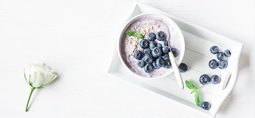 Oatmeal with Blueberries