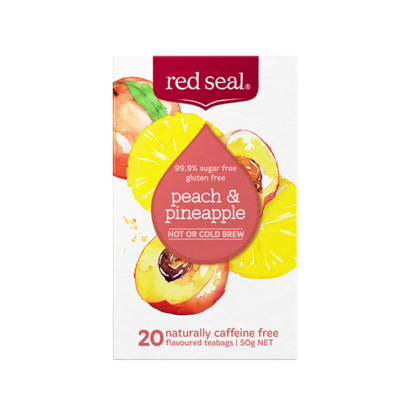 Red Seal Tea Peach Pineapple Front