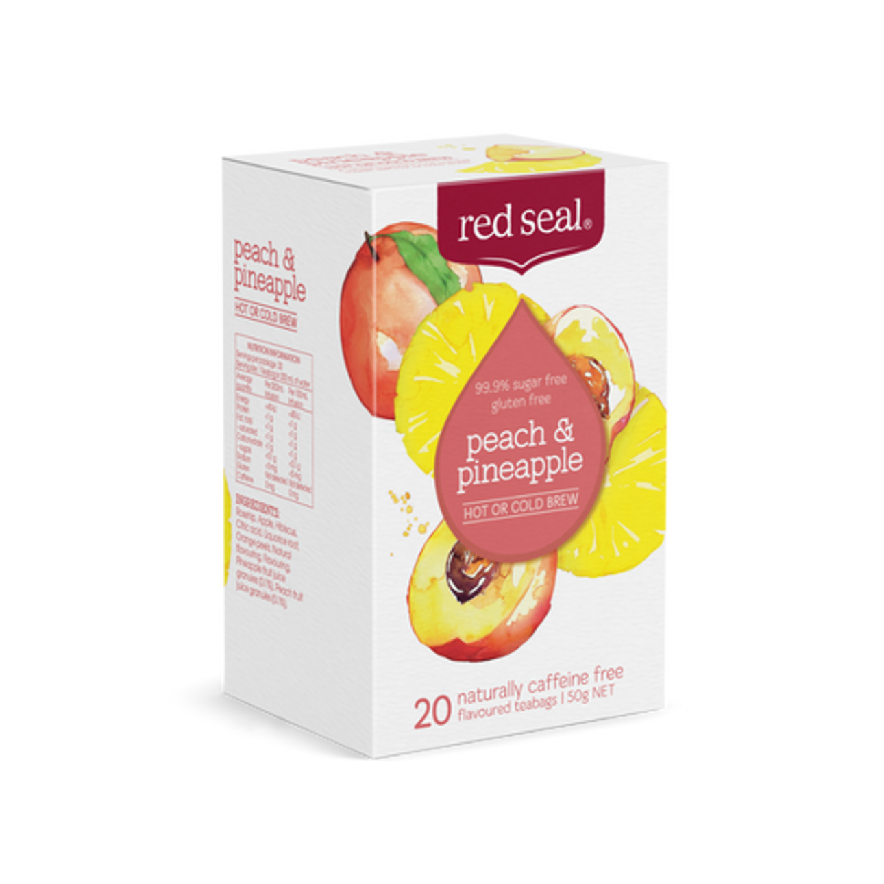 Red Seal Tea Peach Pineapple Side