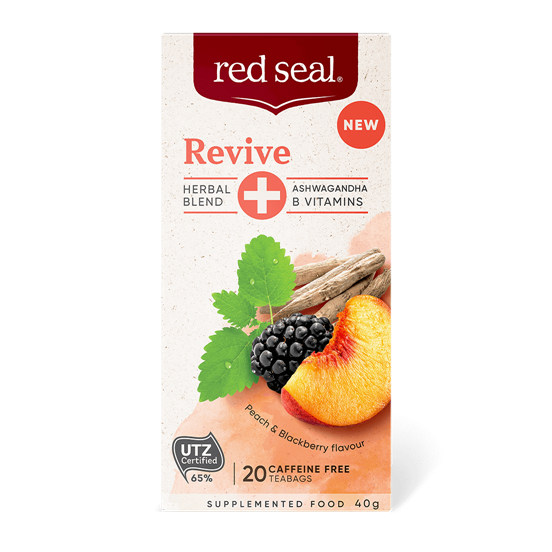 Red Seal Revive Tea Front of Pack