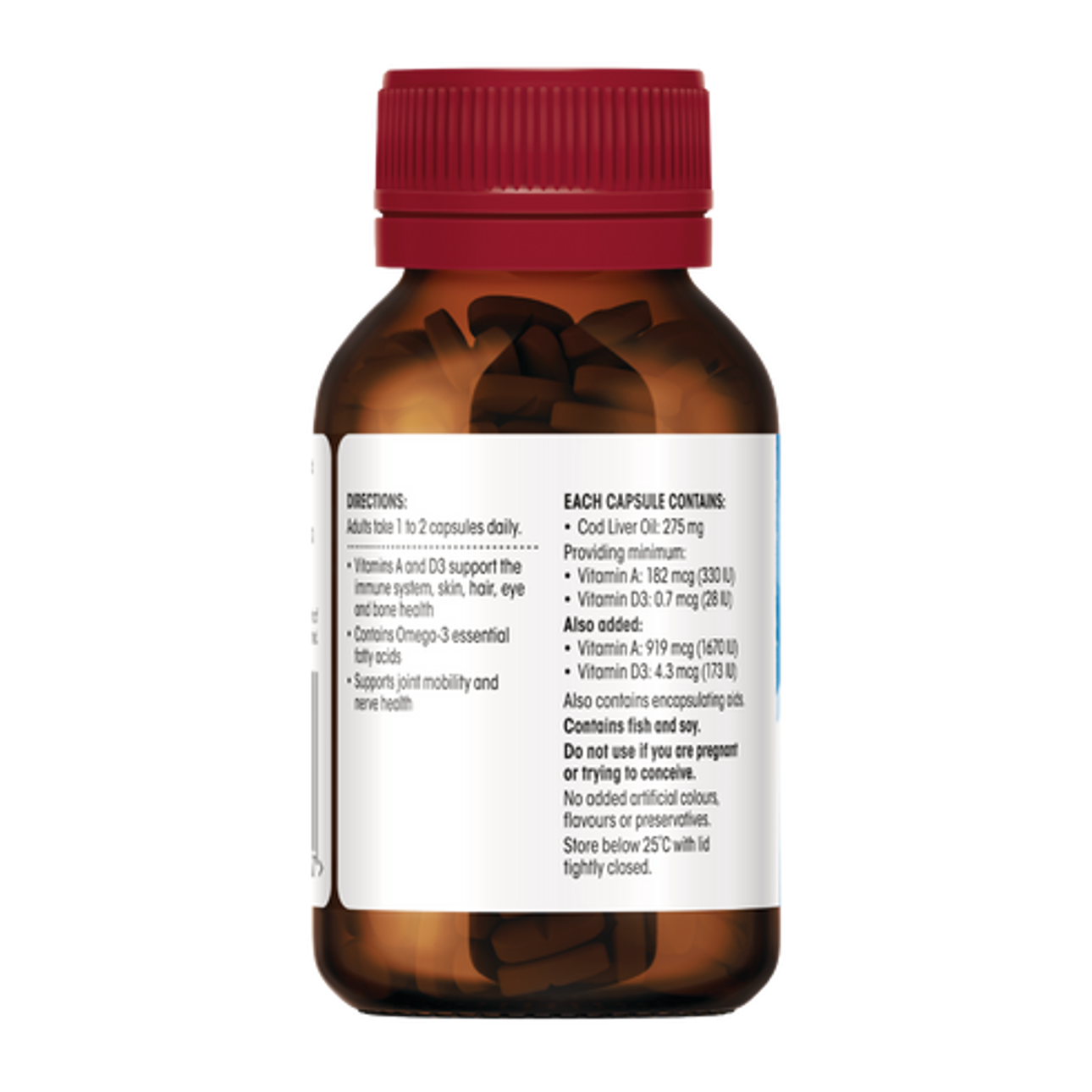 Cod Liver Oil Back