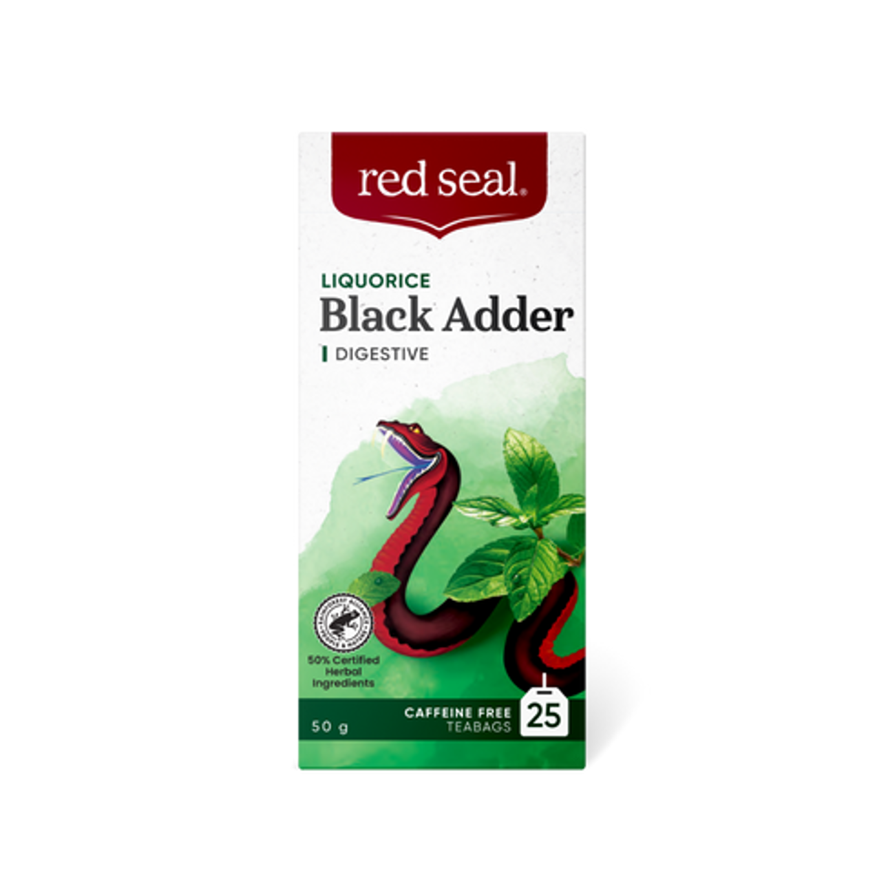 Red Seal Tea Blackadder Front