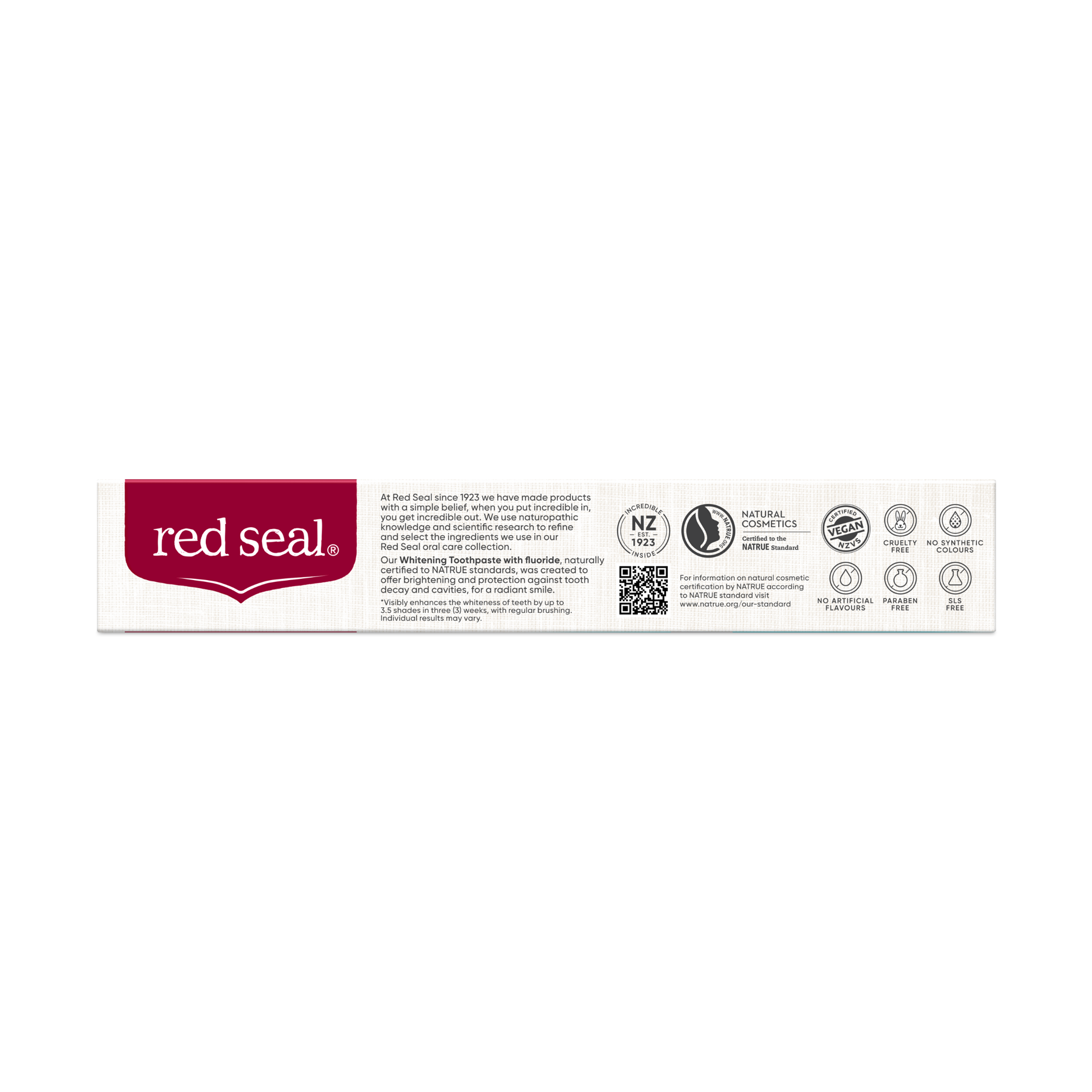 Red Seal Whitening Fluoride Toothpaste