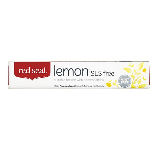 Red Seal Lemon SLF Free Mint Free 100G Carton Front