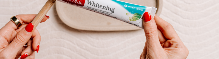 Red Seal Whitening Fluoride Toothpaste 100g hero image