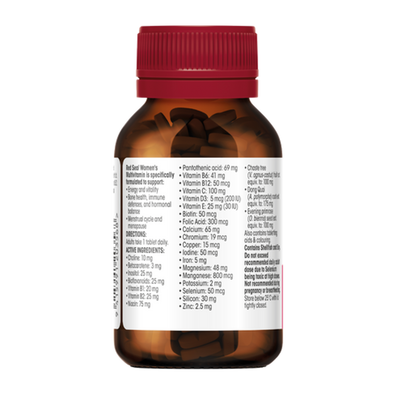 Womens Multivitamin 60 Back