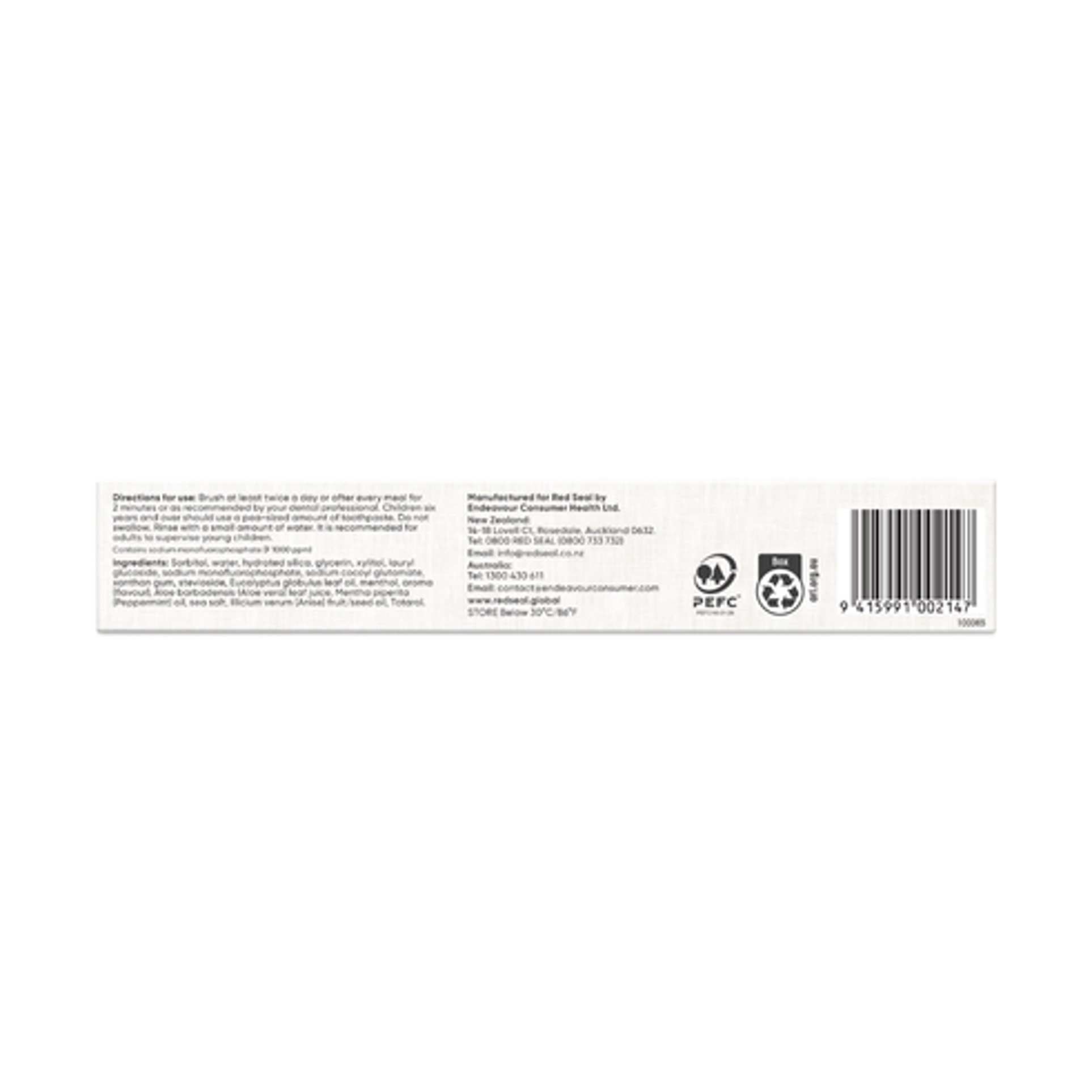 Red Seal Complete Care Fluoride Toothpaste