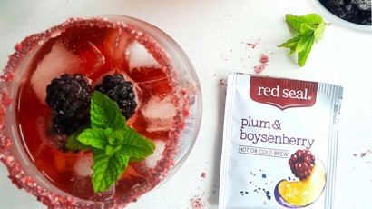 Plum & Boysenberry Sparkling Punch
