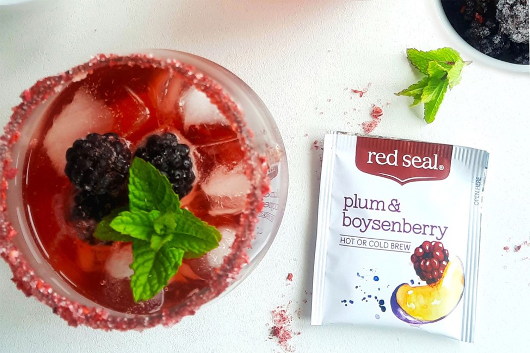 Plum & Boysenberry Sparkling Punch