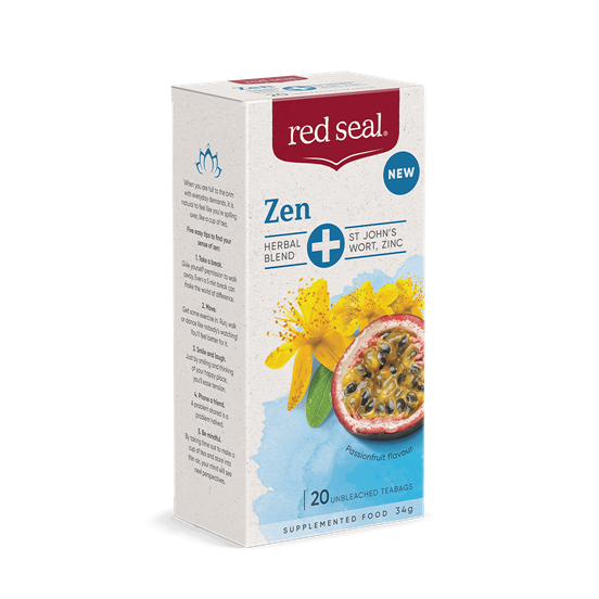 Rs Zen Tea 20Pk 3D Image With Shadow Left Angled