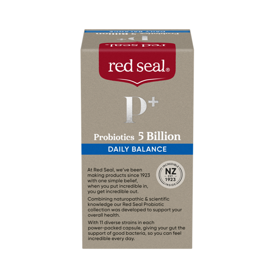 Red Seal Probiotics 5Billion 30S Back Carton Romance