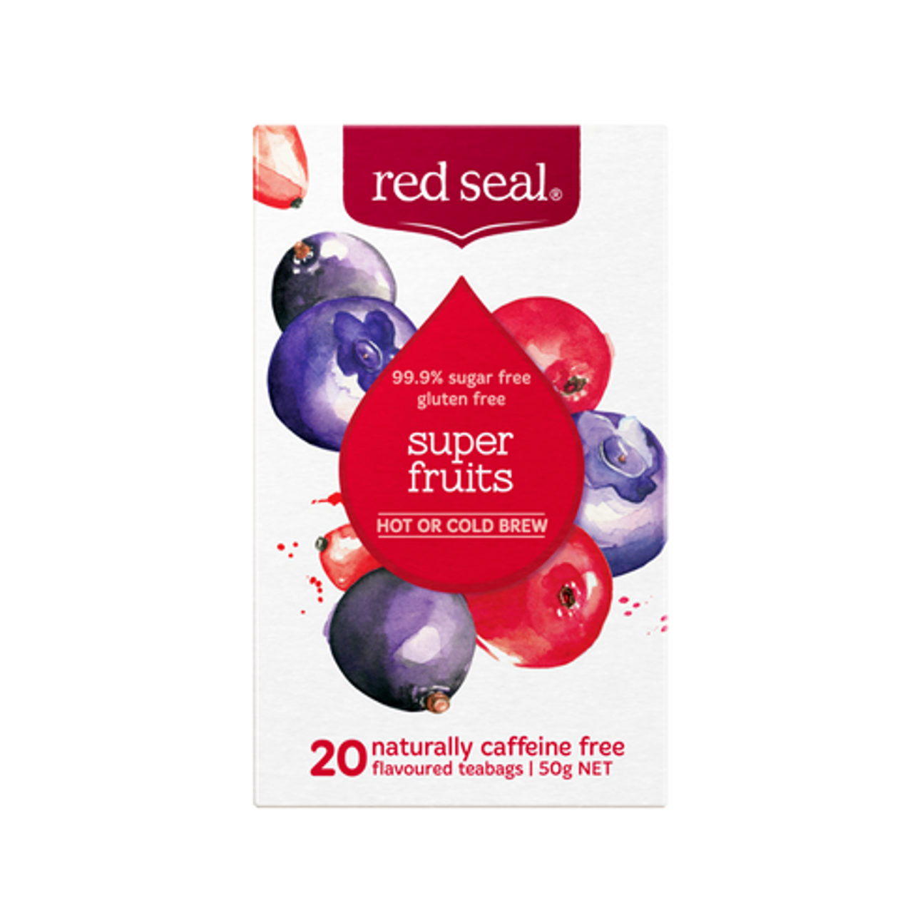 Red Seal Superfruits Tea Front