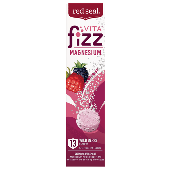 Red Seal Vitafizz Magnesium Wildberry Front
