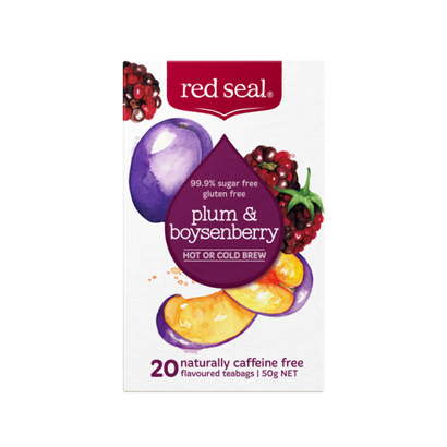 Red Seal Tea Plum And Boysenberry Front