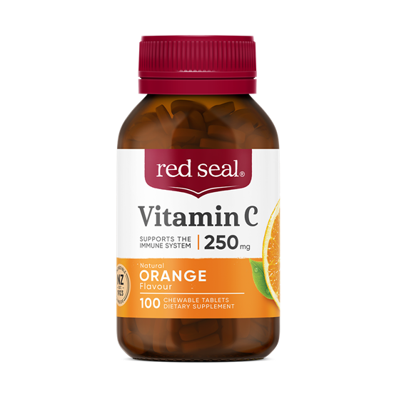 Front With Shadow RS Vitamin C Orange 250Mg 100S 1104Px