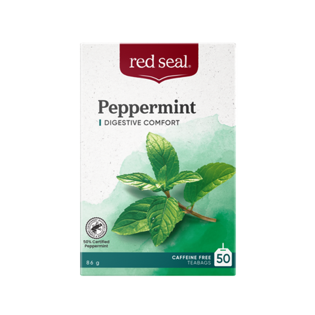 Red Seal Tea Peppermint 50 Front