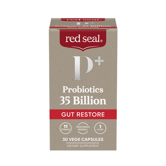 Red Seal Probiotics 35Billion 30S Front Carton Angled