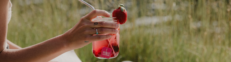 Red Seal Raspberry & Strawberry Hot or Cold Brew 20s hero image