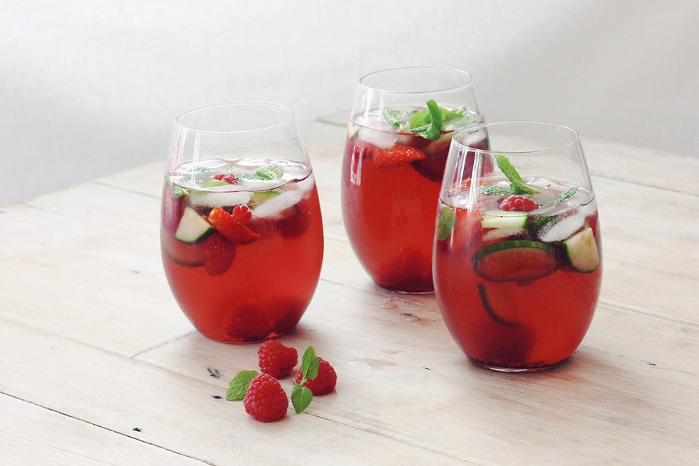 Red Seal Raspberry Strawberry Cucumber Sparkling Tea Recipe