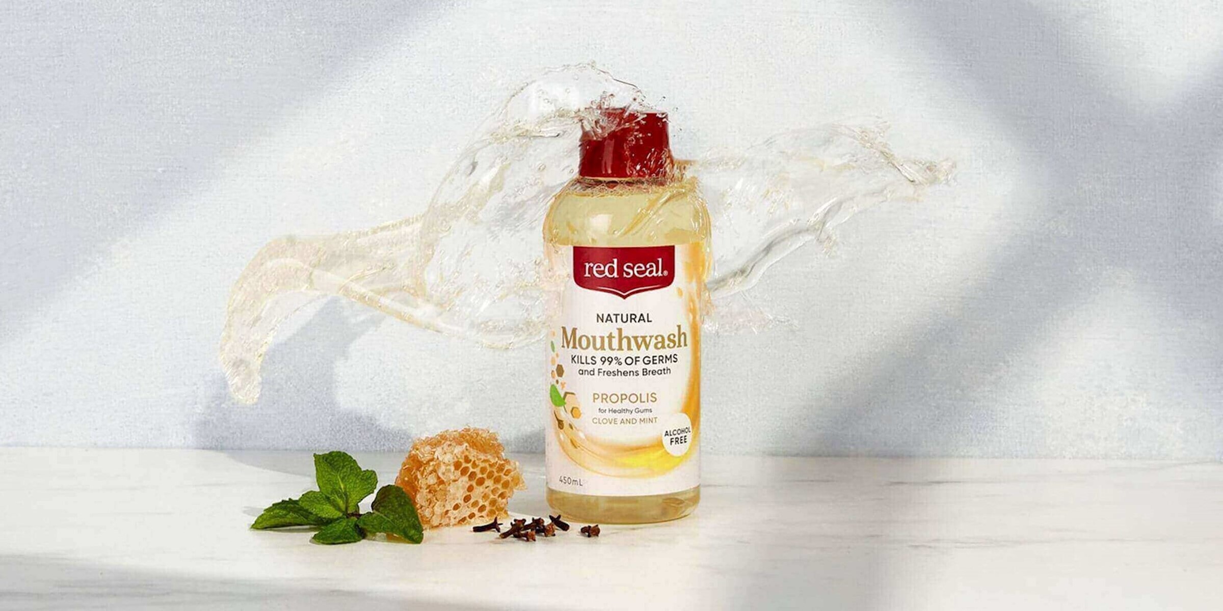 Red Seal Mouthwash Propolis Clove And Mint