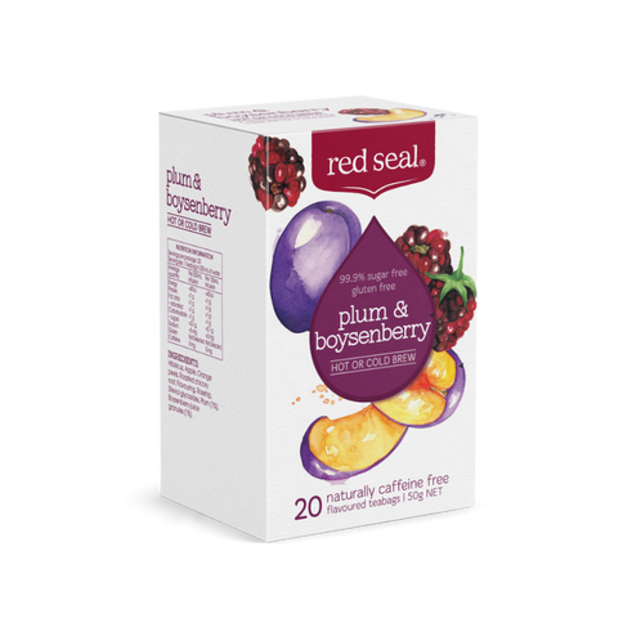 Red Seal Tea Plum And Boysenberry Side