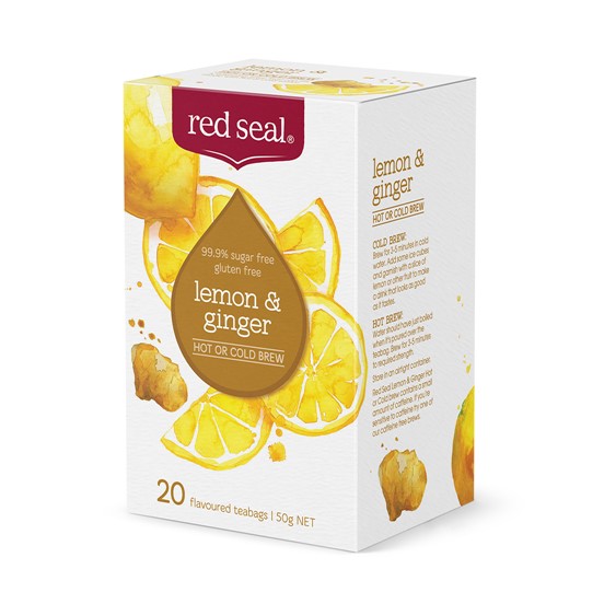 28630001 Lemon And Ginger Hot Or Cold 20Pk Right Angle