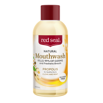 Red Seal Propolis Mouthwas Front