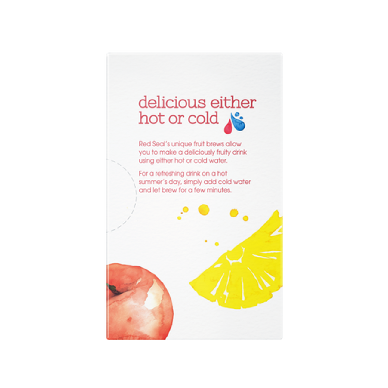 Red Seal Tea Peach Pineapple Back