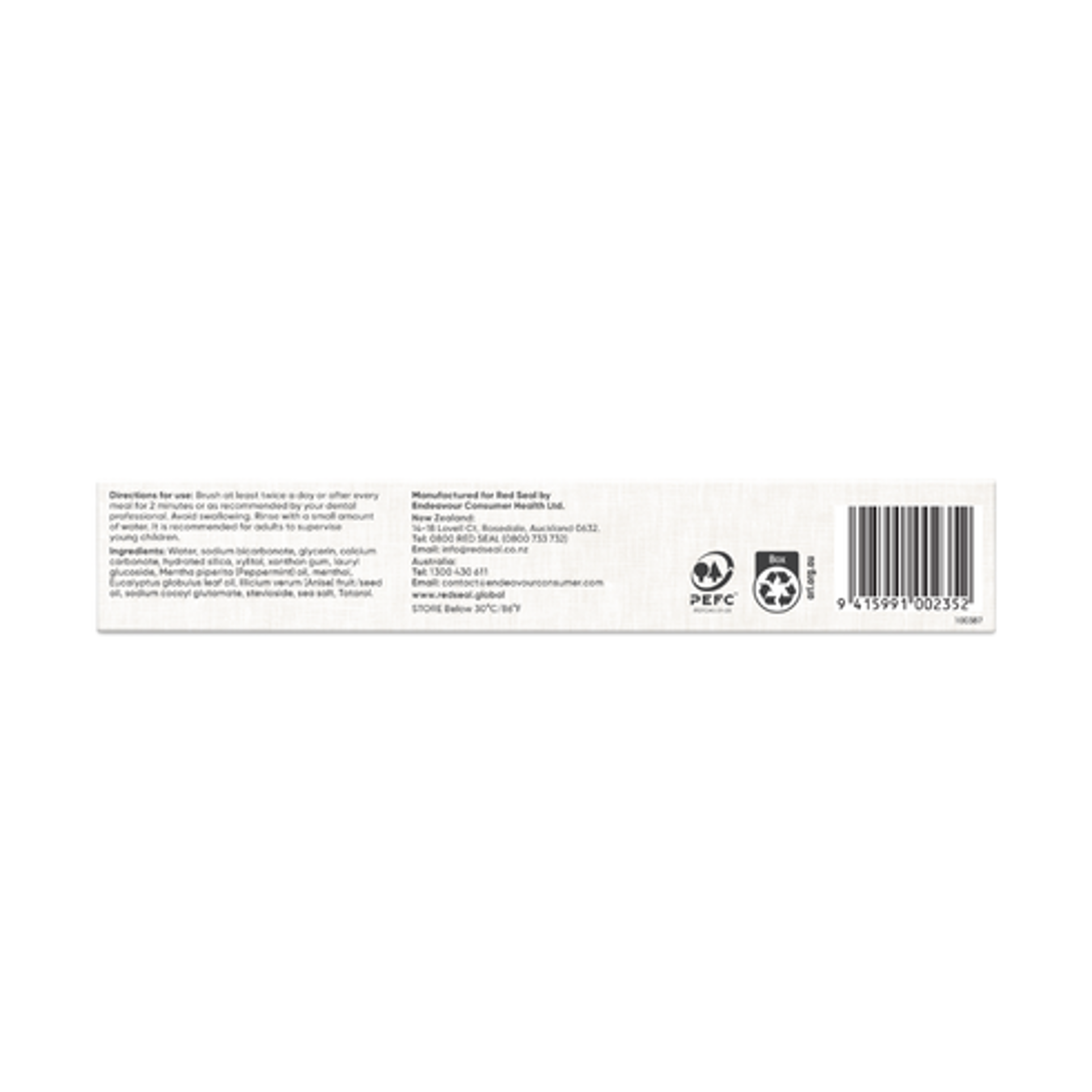 Red Seal Baking Soda Toothpaste